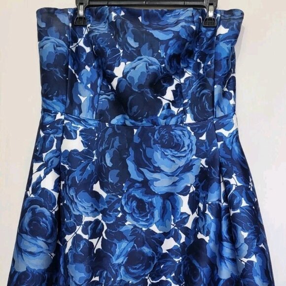 Sachin & Babi Shay Floral Stretch Cocktail Midi Dress - Picture 4 of 8